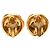 Timeless Orecchini a clip vintage Chanel Coco Mark D'oro - vista 2