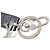 Portachiavi Dragonne Monogram Shadow Louis Vuitton Nero Argento - vista 4