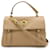 Sac à main/épaule en cuir rose beige Yves Saint Laurent  - vue 1