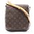 Borsa a mano Musette Salsa con tracolla corta Louis Vuitton Marrone Monogramma