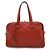 Borsa Hermès Victoria 35 in pelle Taurillon Clémence rossa Rosso - vista 2