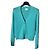 Autre Marque Future Cardigan aus grünem Kaschmir XS