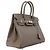 Borsa Hermès Birkin 30 in Etain Grigio - vista 2