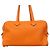 Borsa Hermès Victoria 35 in pelle Taurillon Clemence arancione - vista 14