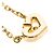 Collana in diamante Cartier C Heart 1P D'oro - vista 8