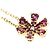 Autre Marque Collana Pendente Fiore in Oro Rosa 18K Ponte Vecchio D'oro - vista 7