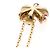 Autre Marque Collana Pendente Fiore in Oro Rosa 18K Ponte Vecchio D'oro - vista 8