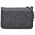Wallet On Chain Portafoglio Chanel in agnello nero CC borchiato Camelia con catena