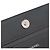 Wallet On Chain Portafoglio Chanel in agnello nero CC borchiato Camelia con catena - vista 7
