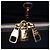 Louis Vuitton Blue Monogram Empreinte Montaigne GM Navy blue - view 7