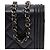 Cartera Boy de piel de cordero acolchada azul de Chanel con cadena Azul marino - vista 10