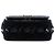 Chanel Mini CC Schwarz aus gestepptem Lammleder mit Häkelverschluss - Ansicht 3