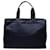 Prada Blaue Tessuto Tote Marineblau