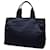 Prada Blaue Tessuto Tote Marineblau - Ansicht 2