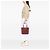 Hermès Double Sens 28 in Swift Rosso e Veau Sikkim D'oro - vista 6