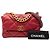 Chanel Rotes Großes Lammleder 19 Klappe Bordeaux - Ansicht 8