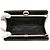 Clutch in pelle nera con borchie e chiusura Prada Nero - vista 4