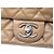 Chanel Marrón Jumbo Acolchado de Cordero Coco Rain Flap Castaño Marrón claro - vista 6