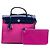 Hermès Borsa Herbag Zip 31 in Tela Rosa Blu scuro - vista 8