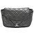 Chanel Piccola Borsa Acordeon Incatena in Pelle di Vitello Grigia