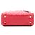 Dior Rosa Pequena Couro de Cordeiro Cannage My ABCDior Lady Dior - vista 3