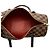 Louis Vuitton Papillon 30 in Damier Ébène marrone - vista 4