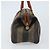 Fendi Vintage Pequin Convertible Boston Coated Canvas Mini Marrone - vista 3