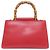 Gucci 470271 Borsa 2 in 1 Bamboo Nim Fair Rosso - vista 2