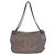Borsa a spalla in pelle di agnello con catena Chanel Grigio antracite