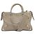 Borsa Balenciaga Classic Metallic Edge City S Marrone
