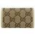 Chaveiro de lona e couro marrom Gucci - vista 2