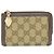 Gucci braune Canvas Bifold-Brieftasche