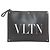 Borsa Clutch con Logo VLTN di Valentino Nero