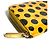 Cartera Zippy Polka Dot Infinity Yayoi Kusama Louis Vuitton Negro Amarillo - vista 7