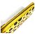 Cartera Zippy Polka Dot Infinity Yayoi Kusama Louis Vuitton Negro Amarillo - vista 9