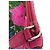 Borsa tote 2 in 1 in metallo con logo Prada e fiore Rosa - vista 19
