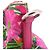 Borsa tote 2 in 1 in metallo con logo Prada e fiore Rosa - vista 20