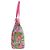 Borsa tote 2 in 1 in metallo con logo Prada e fiore Rosa - vista 3