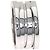 Bulgari Anello Bvlgari B-zero1 3 bande in oro bianco 18K - vista 6