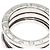 Bulgari Anello Bvlgari B-zero1 3 bande in oro bianco 18K - vista 7