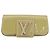 Clutch Sobe in vernice Louis Vuitton Beige