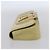 Clutch Sobe in vernice Louis Vuitton Beige - vista 3