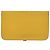 Billetera combinada Dogon Duo de cuero Hermès Amarillo - vista 2