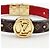 Bracciale charm reversibile LV Circle di Louis Vuitton Marrone Rosso - vista 2