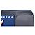 POCHETTE DA VIAGGIO DIANE VON FURSTENBERG IN PELLE BICOLOR BLUE - vista 12