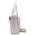 Borsa Tote 3 in 1 in pelle martellata bianca Michael Kors Maisie Large - vista 4