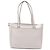 Borsa Tote 3 in 1 in pelle martellata bianca Michael Kors Maisie Large - vista 5