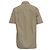 Camicia a maniche corte in popeline con bottoni Vince in cotone khaki Verde Cachi - vista 4