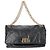 Everyday Borsa a Spalla Grande Monaco Chain Balenciaga in Pelle di Vitello Nera Nero