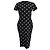 Vestido midi de jacquard floral Daisy de Victoria Beckham en algodón negro